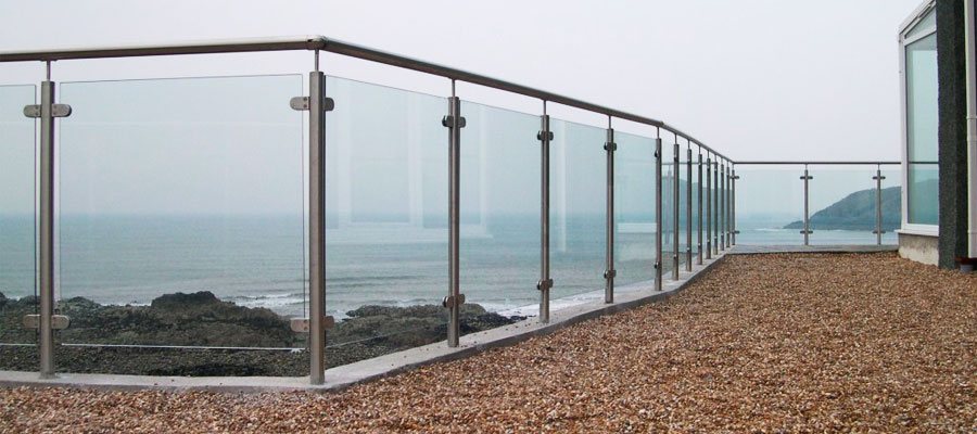 Steel Balustrade out house